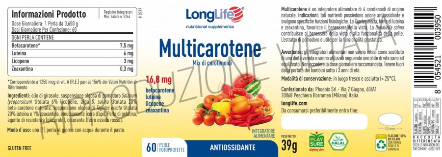 Online Longlife Multicarotene