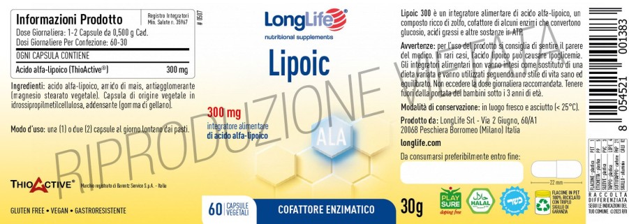 Online Longlife Lipoic 300Mg