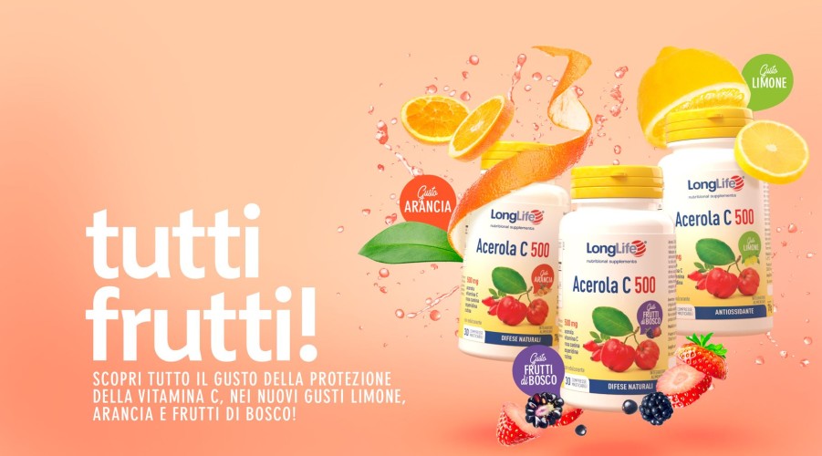 Hot Longlife Acerola C 500 - Frutti Di Bosco