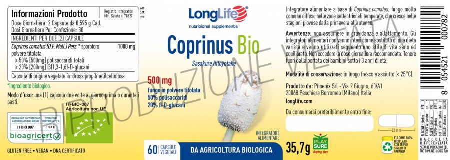 New Longlife Coprinus Bio