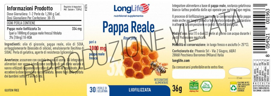 New Longlife Pappa Reale