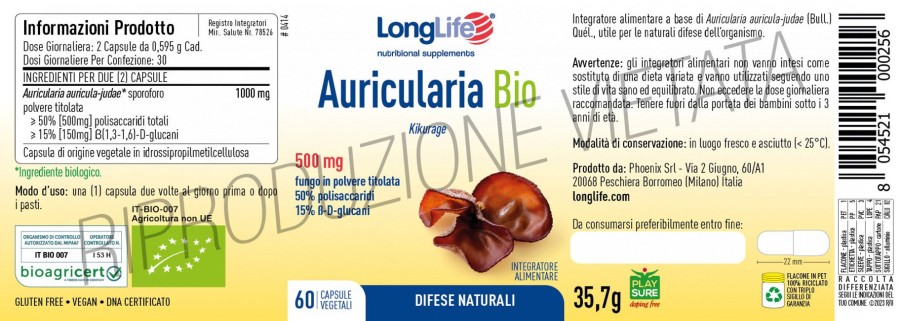 Best Longlife Auricularia Bio