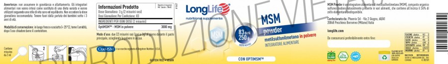 Clearance Longlife Msm Powder