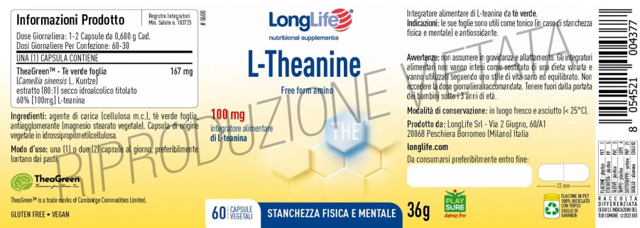 Clearance Longlife L-Theanine