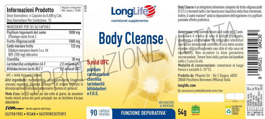 Clearance Longlife Body Cleanse