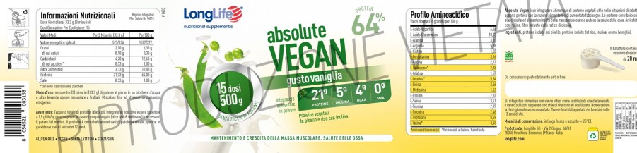 Best Longlife Absolute Vegan