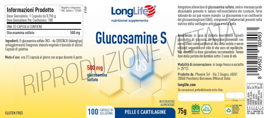 Clearance Longlife Glucosamine S