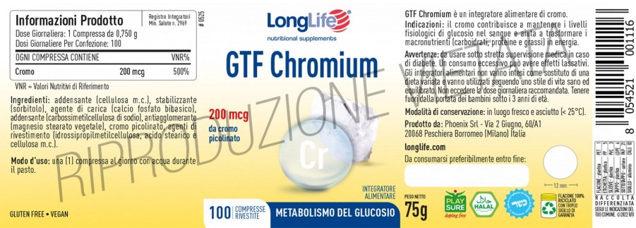 New Longlife Gtf Chromium