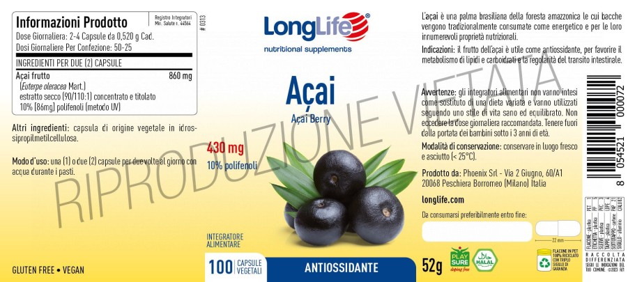 New Longlife Acai