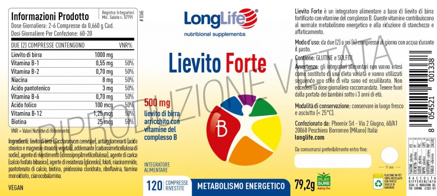 Hot Longlife Lievito Forte