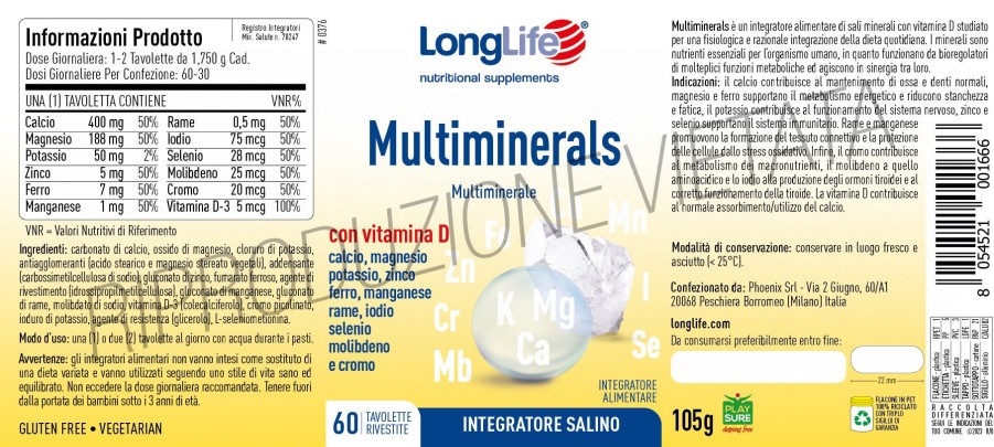 Online Longlife Multiminerals