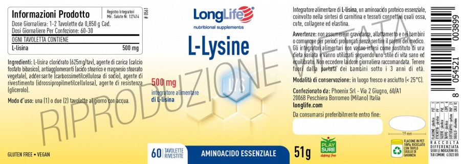 Hot Longlife L-Lysine