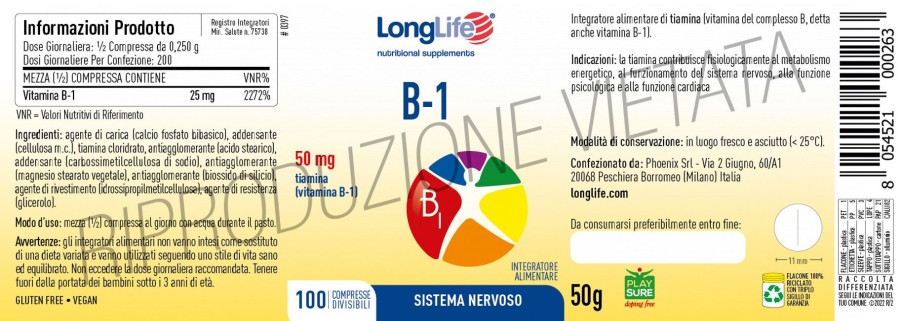 Clearance Longlife B-1