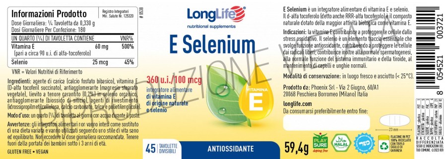 New Longlife E Selenium